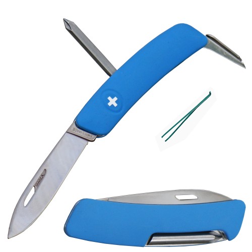 Swiza, Pocket Knife, Blue, Multi-Functional Knife