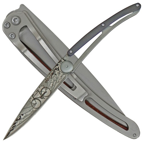 Deejo, pocket knife, 37g, two-handed knife, folding knife, tattoo blade,