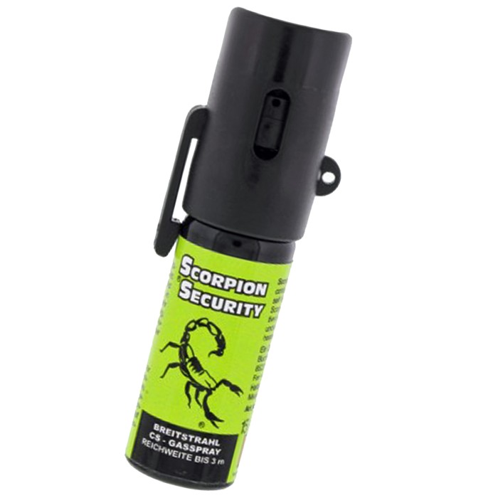 Scorpion CS Gas Spray tear gas broad jet 15 ml range up to 3 m