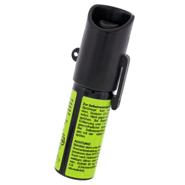 Scorpion CS Gas Spray tear gas broad jet