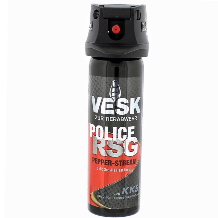 KKS VESK RSG POLICE pepper spray Stream 63ml wide jet