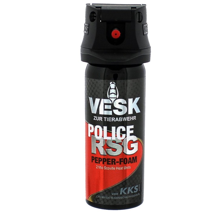 VESK RSG - POLICE Pepper Spray Foam 50 ml