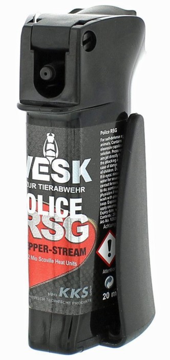 VESK RSG - POLICE pepper spray Stream 20 ml wide jet