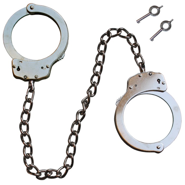Buchner ankle cuffs, 2 keys police security
