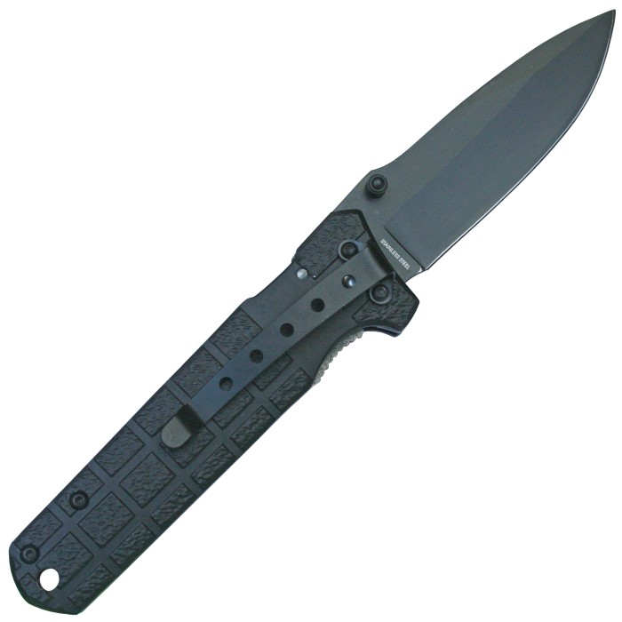 MP9 Einhandmesser Black Granade mit Gürtelclip