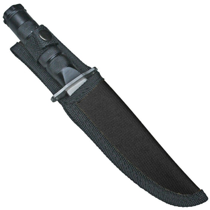 MP9 Survival Messer schwarzer Metallgriff