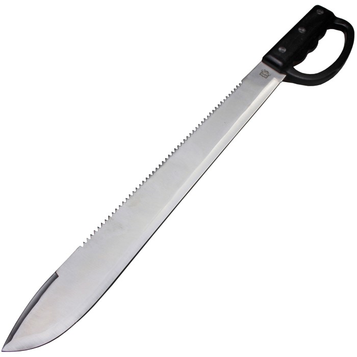 MP9 sawtooth machete Plastic handle with nylon sheath