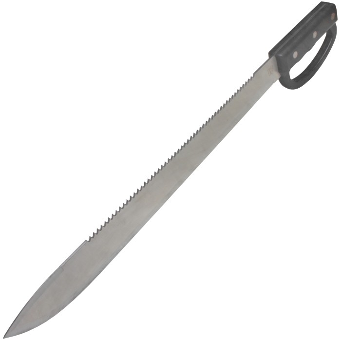 MP9 sawtooth machete Plastic handle with nylon sheath
