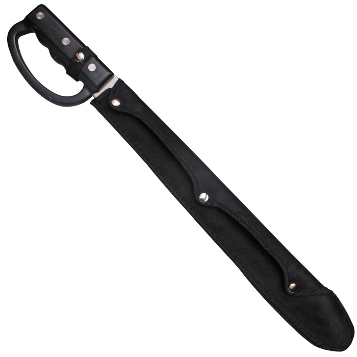 MP9 sawtooth machete Plastic handle with nylon sheath
