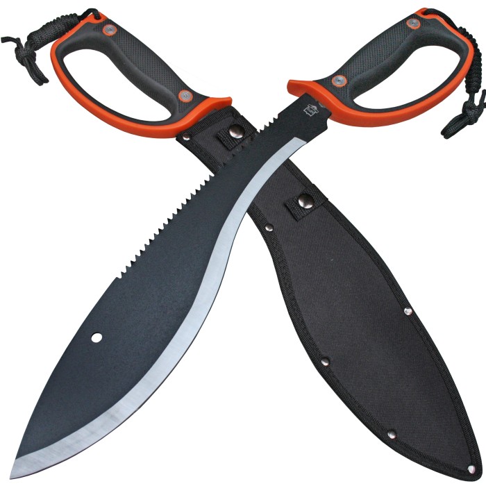 MP9 Machete Mitch mit Gummigriff und Gürteletui