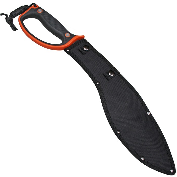 MP9 Machete Mitch mit Gummigriff und Gürteletui