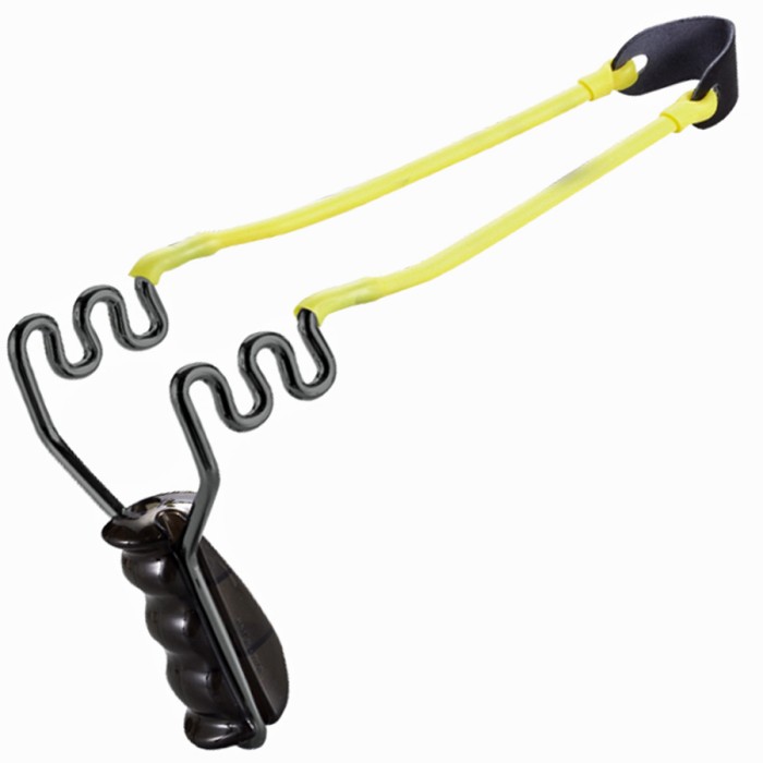 Sport slingshot Stone slingshot Wave slingshot with shaft fork