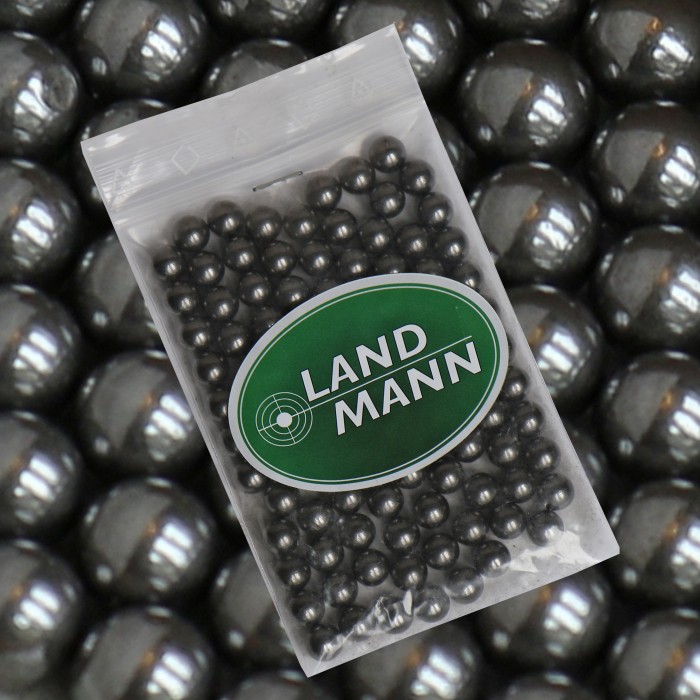 LANDMANN slingshot balls, steel balls pack of 100, Ø 9 mm