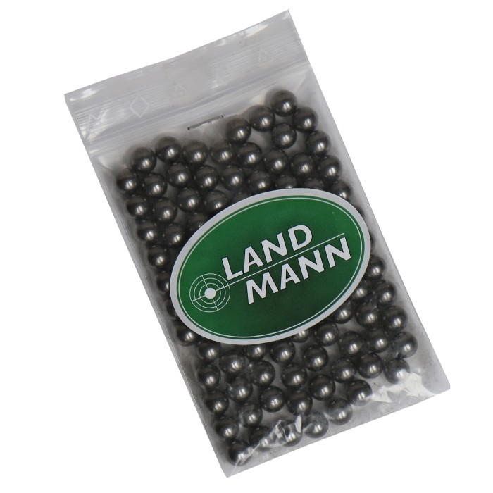 LANDMANN slingshot balls, steel balls pack of 100, Ø 9 mm