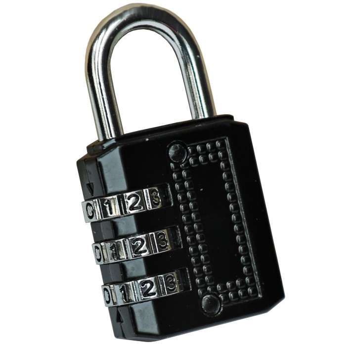 Buchner, number padlock, padlock, U-lock, security lock with number code, securing,