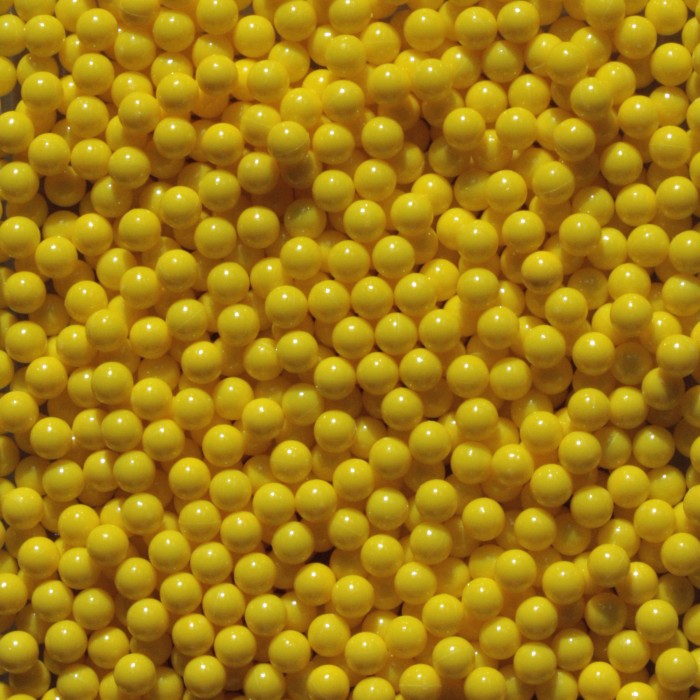 BGS Yellow airsoft bullets ammunition in the 1000 bag 0,12g