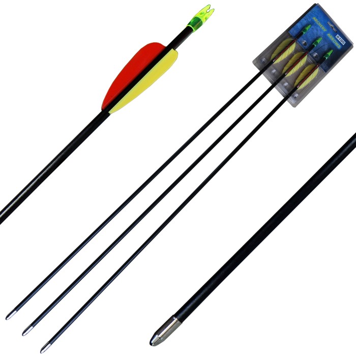 Fiberglass arrows, bow arrows, carbon arrows, wooden arrows, archery,