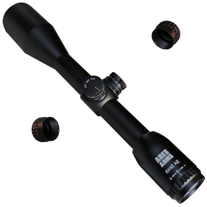 ARES ARMS Zielfernrohr 6 x 42 mit vergüteter Optik 11mm Montage