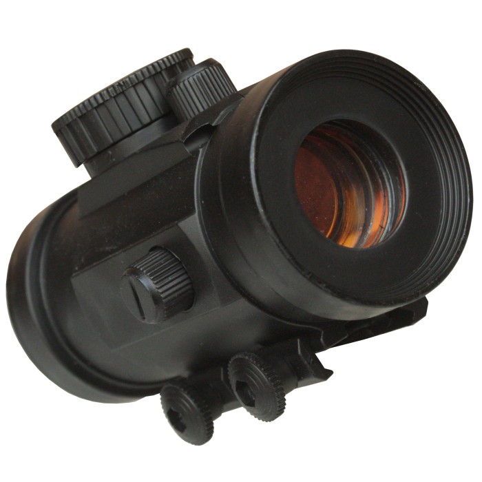 Buchner, red dot sight, aiming device, button battery