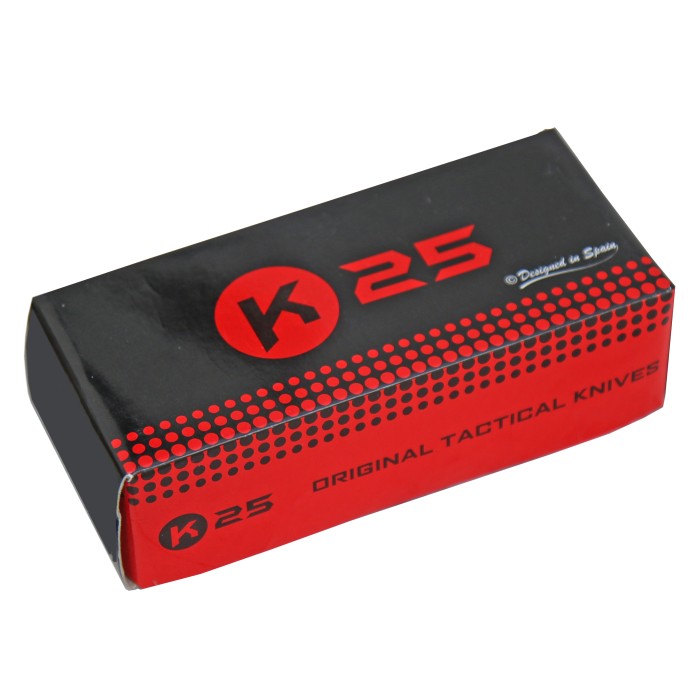 K25, Taschenmesser, Einhand, Alu, Clip, Flipper, Linerlock, Etui