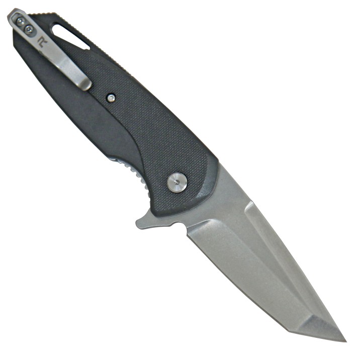 Revo, pocket knife, one-handed, tanto blade, spring-assisted, liner lock