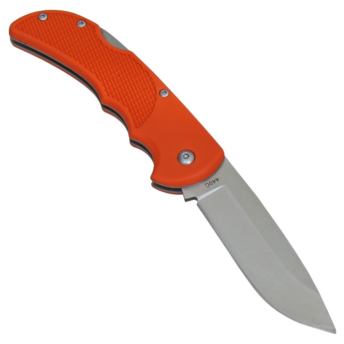Magnum by Böker, Taschenmesser, TPR Schalen orange, Backlock, Nylon Etui