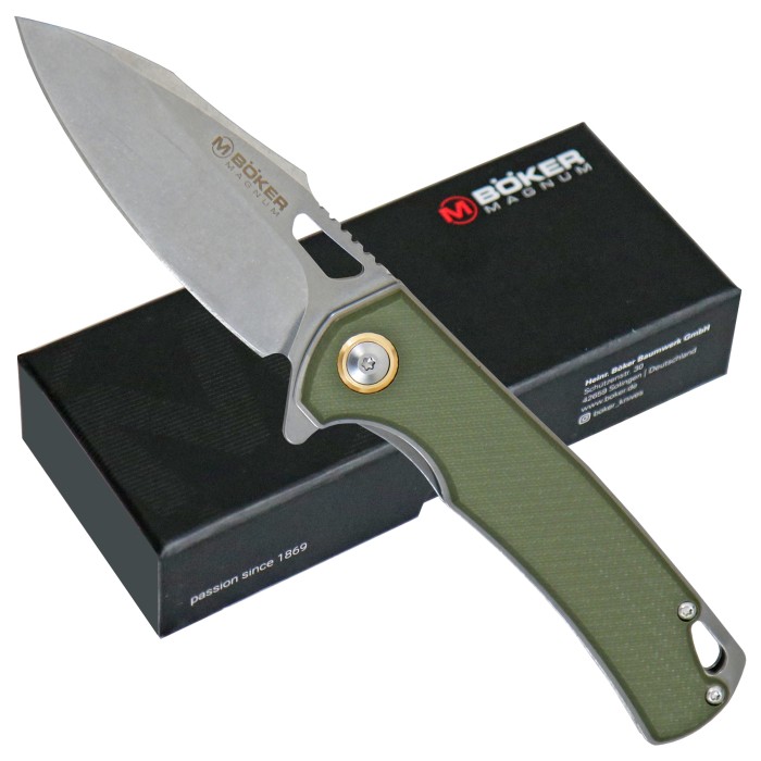 Magnum by Böker, Taschenmesser, Einhand,  Fangriemenöse, Linerlock