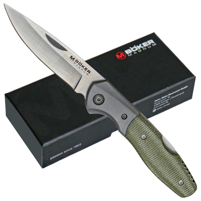 Magnum by Böker, pocket knife, two-handed, Micarta, backlock