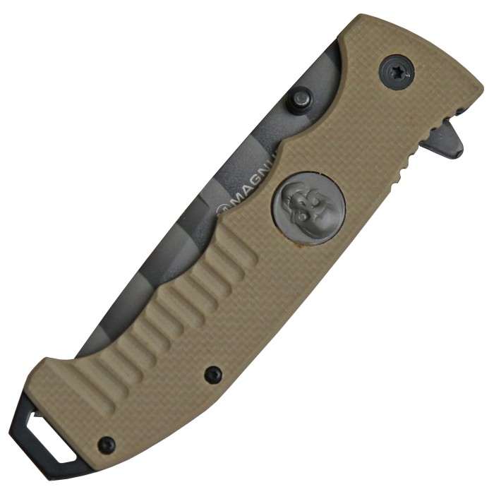 Magnum, Taschenmesser, Tanto Klinge, Sägezahnung, federunterstützt