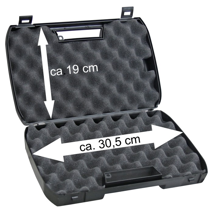 Sig Sauer, Pistolenkoffer, Medium, schwarz, mit Schaumstoffeinlage
