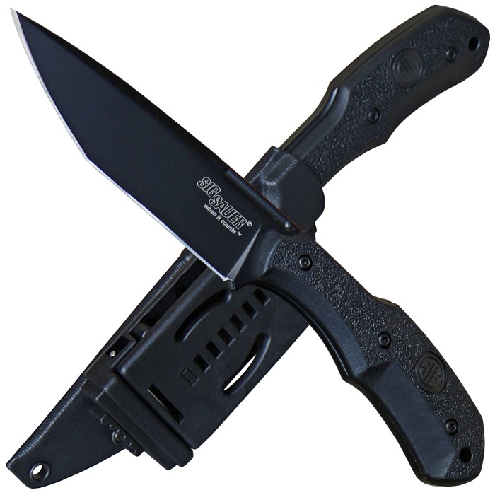 Sig Sauer Einsatzmesser, Outdoor, Polymer Griff, Kydexscheide