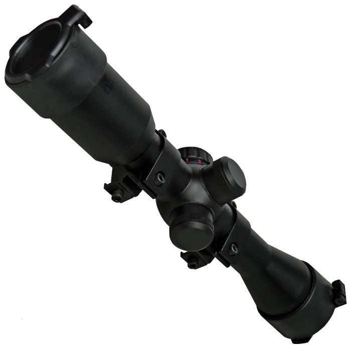 SWISS ARMS Zielfernrohr 4 x 32 IR Rail- und Prismenschiene