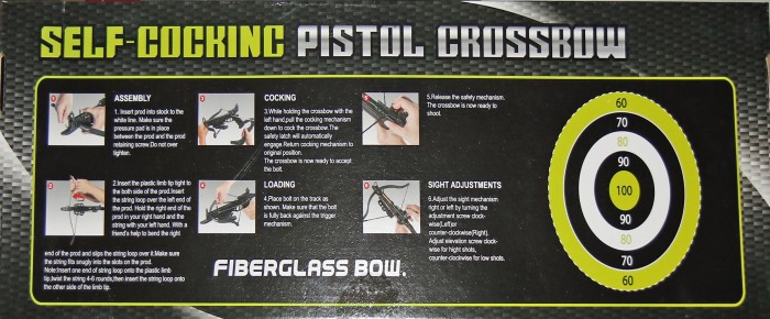 Haller pistol crossbow Alligator II 80 lbs black with 3 arrows (18+)
