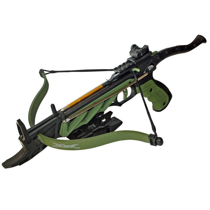 Pistol crossbow "Alligator I" 80 lbs/38 kg green