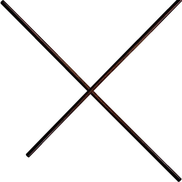 Haller Jo Stab aus Holz, Eiche dunkel