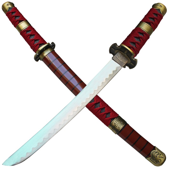 1 Mini Katana Sandai Kitetsu mit Scheide
