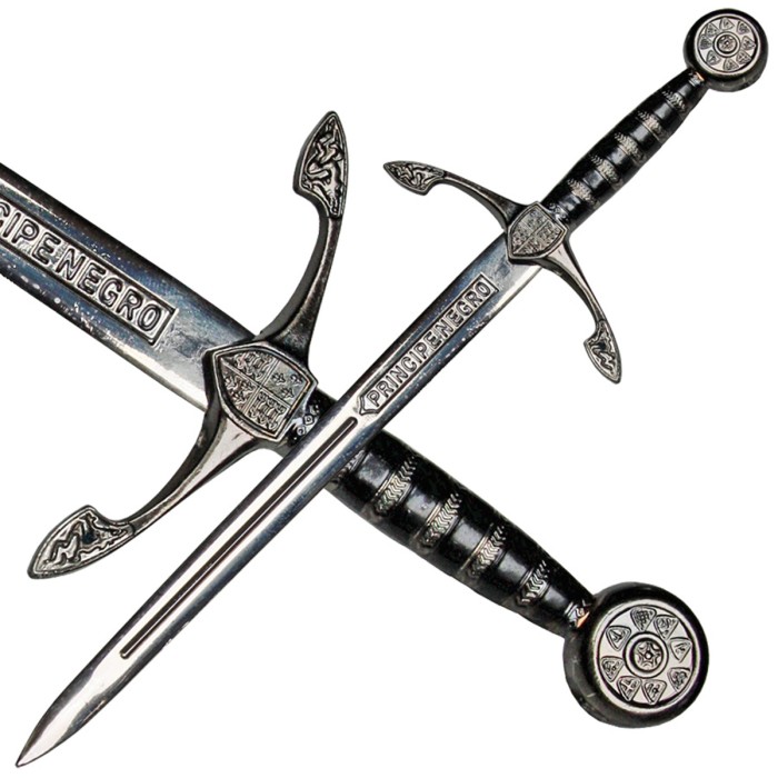 Brieföffner, Miniaturschwert, Länge 17 cm