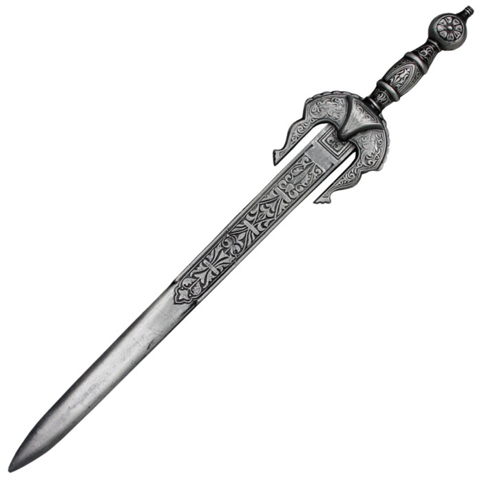 Letter opener, miniature sword, history, decoration, collector