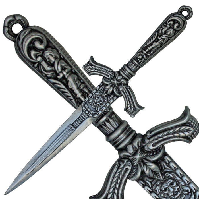 Letter opener, miniature sword, length 22.5 cm