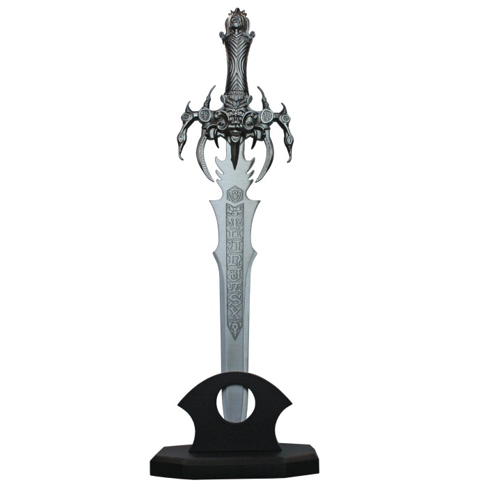 HALLER letter opener fantasy with small wooden stand "History"