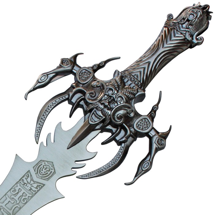 HALLER letter opener fantasy with small wooden stand "History"