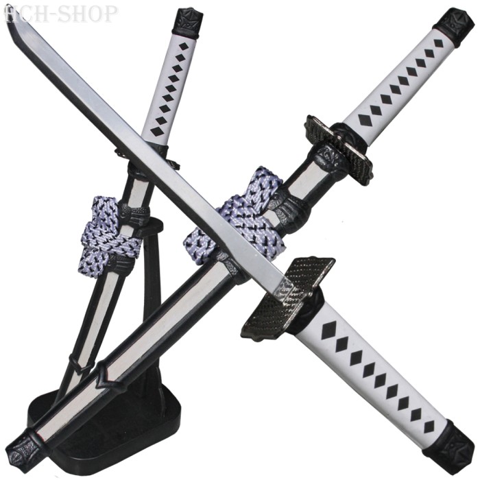 Haller Brieföffner Mini Samurai Set mit Steckscheide und Ständer, Historie