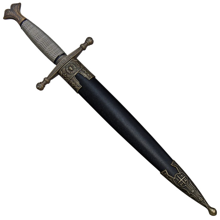 Dagger Charles V, medieval dagger, letter opener, decoration, history