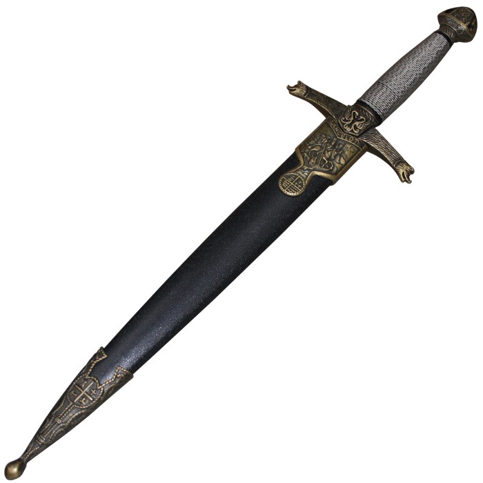 Dagger Lancelot with plastic sheath