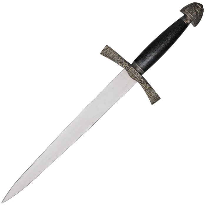 Dagger Ivanhoe, medieval dagger, letter opener, decoration, history,
