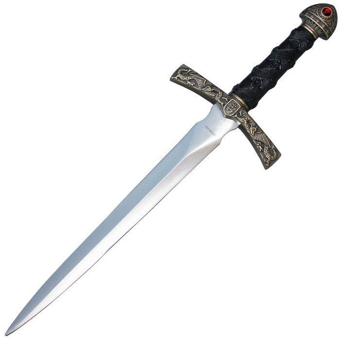 Dolch Sigurd mit Steckscheide, Dolchklinge aus 420 Stahl, aber nicht geschliffen