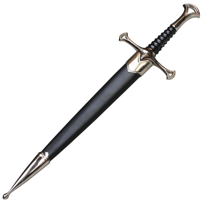Knight's dagger with plastic sheath