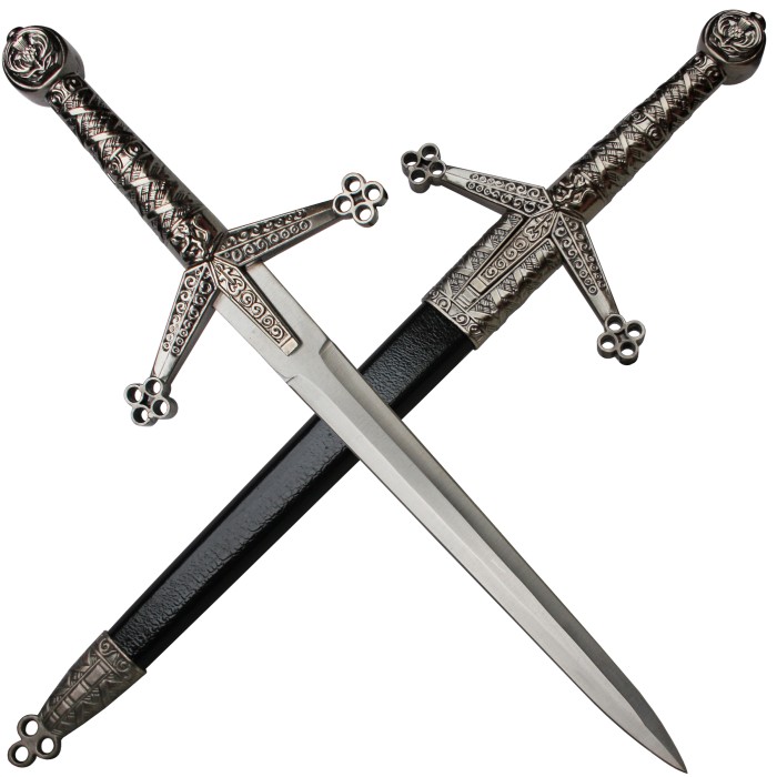 Haller, 1 Dolch Claymore mit Steckscheide