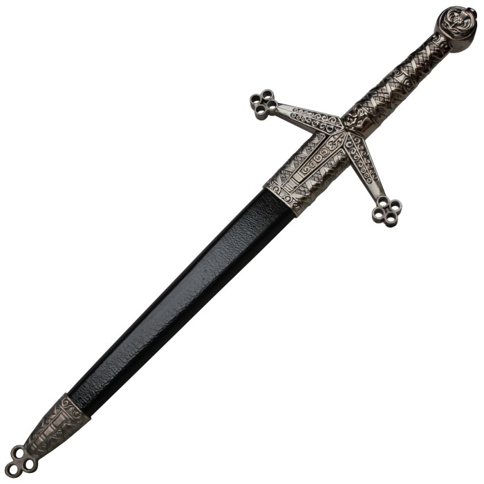 Haller, Dolch Claymore, mit Kunststoff Steckscheide