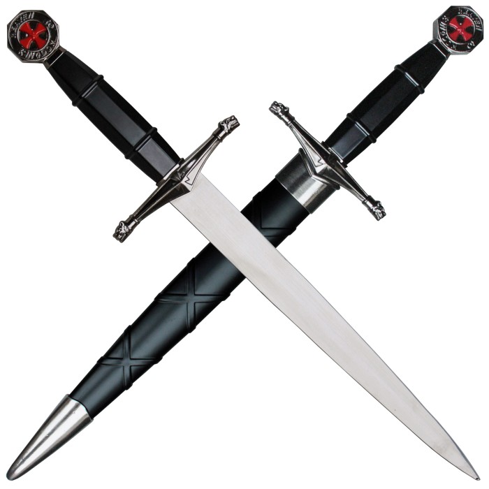 Haller, 1 fantasy dagger Templar, with sheath